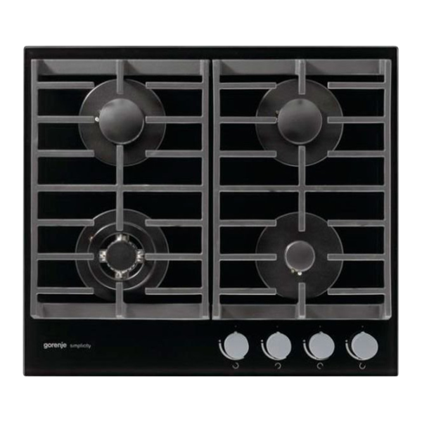 Варочная панель Gorenje GT 6 SY2B (GGW600) Газовая/ Черный photo 1