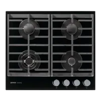 Варочная панель Gorenje GT 6 SY2B (GGW600) Газовая/ Черный