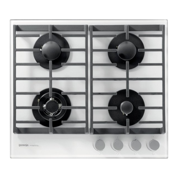 Plită Gorenje GT 6 SY2W (GGW600) Gaz/ White photo 1