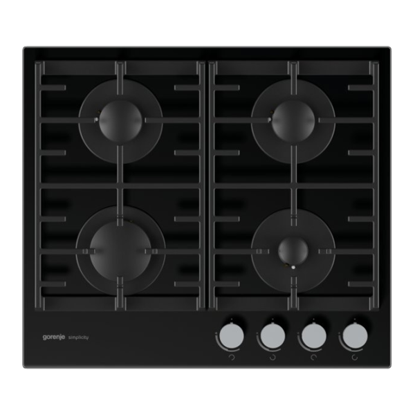 Plită Gorenje GT 641 SY2B (GG600) Gaz/ Black photo 1