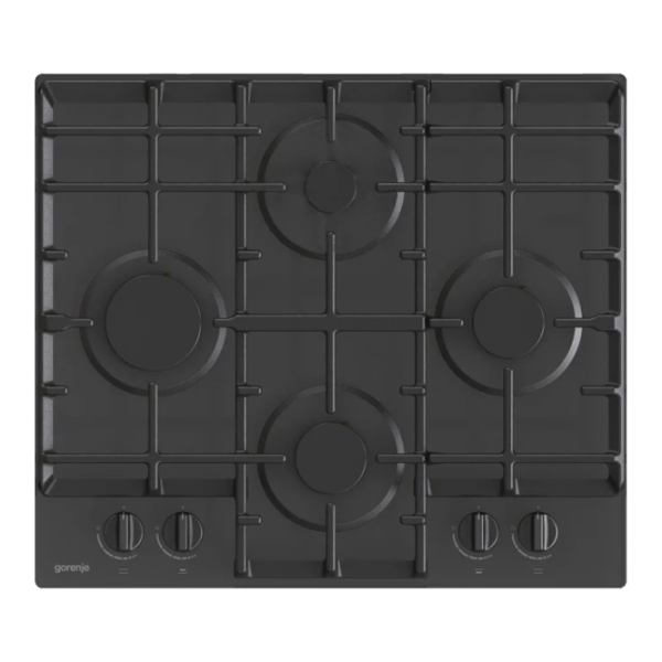 Plită Gorenje GT 6D41 B (BG6BA-G0B) Gaz/ Black photo 1