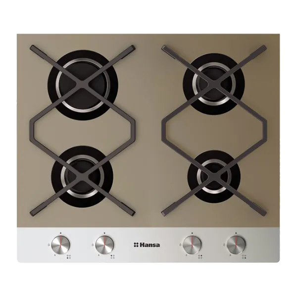 Газовая варочная панель Hansa BHKB630500 Бежевый photo 1