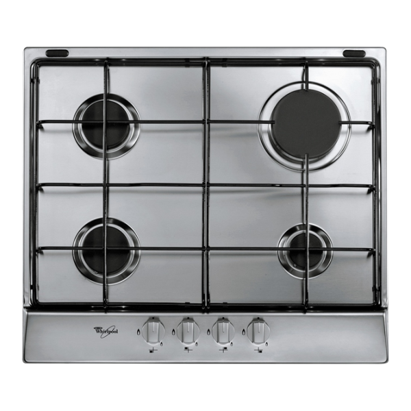Plită Whirlpool AKR 350 IX Gaz/ Inox Silver photo 1