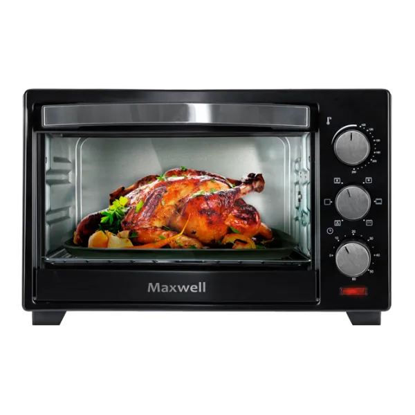 Электрическая печь Maxwell MW1854BK 1280 Вт/ 19 л/ Inox Черный photo 1