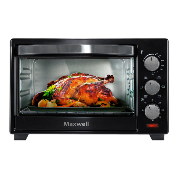 Электрическая печь Maxwell MW1854BK 1280 Вт/ 19 л/ Inox Черный photo 1