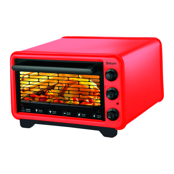 Cuptor electric Saturn ST-EC10701 1420 W/ 36 l/ Red photo 1