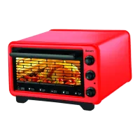Cuptor electric Saturn ST-EC10701 1420 W/ 36 l/ Red