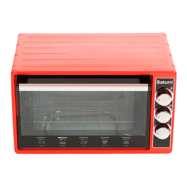 Cuptor electric Saturn ST-EC1073 1500 W/ 33 l/ Red photo 1
