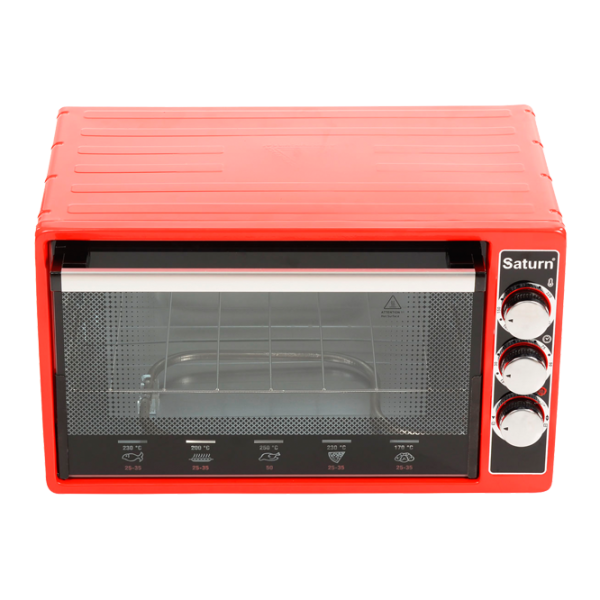 Cuptor electric Saturn ST-EC1073 1500 W/ 33 l/ Red photo 1