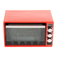 Cuptor electric Saturn ST-EC1073 1500 W/ 33 l/ Red