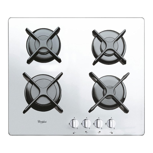 Plită Whirlpool AKT 6400 WH Gaz/ White photo 1 Plită Whirlpool AKT 6400 WH Gaz/ White photo 1