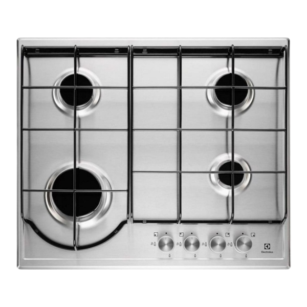 Plită Electrolux EGH6242BOX Gaz/ Inox Silver photo 1