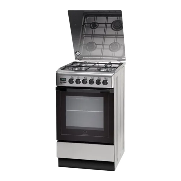 Aragaz Indesit I5GG1G(X)/RU Gaz/ Inox Silver photo 1
