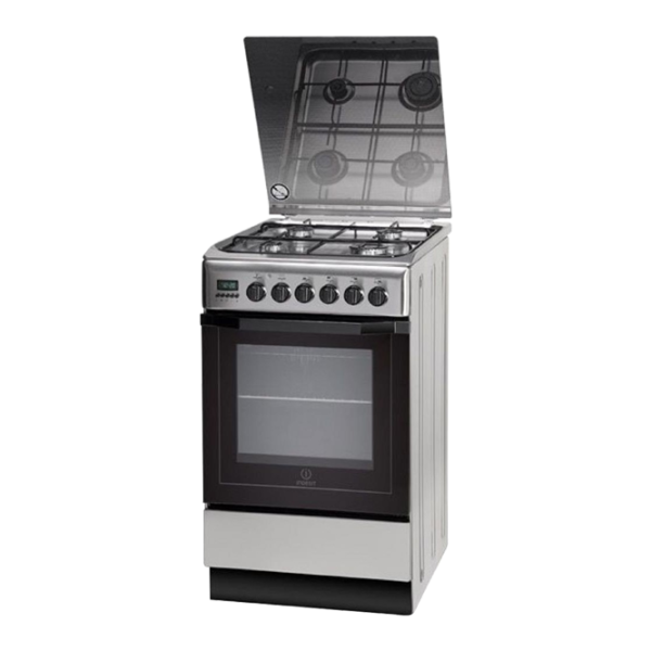 Aragaz Indesit I5GG1G(X)/RU Gaz/ Inox Silver photo 1