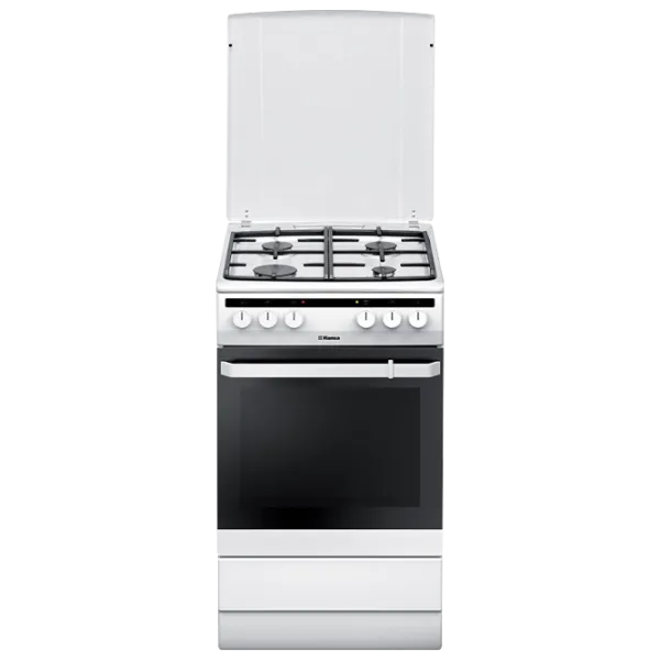 Aragaz Hansa FCMW58020 Pe gaz/ White/ Black photo 1