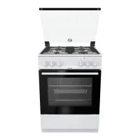 Aragaz Gorenje K 6121 WF Pe gaz/ White