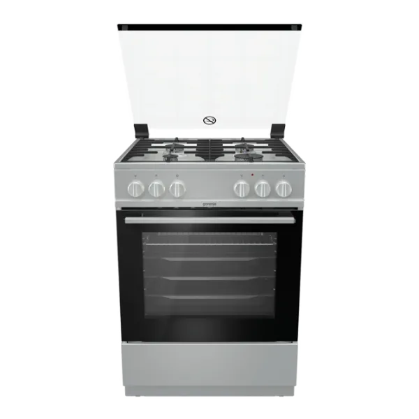 Aragaz Gorenje K 6121 XF (RM6A1A-GPG4B) Pe gaz/ Silver/ Inox photo 1