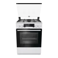 Aragaz Gorenje K 634 WF Pe gaz/ White