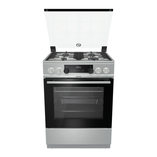 Aragaz Gorenje K 634 XF (RM6A3E-FPG4B) Combinată/ Inox Silver photo 1 Aragaz Gorenje K 634 XF (RM6A3E-FPG4B) Combinată/ Inox Silver photo 1