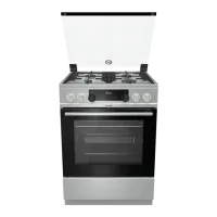 Aragaz Gorenje K 634 XF (RM6A3E-FPG4B) Combinată/ Inox Silver