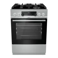 Плита Gorenje KC 644 XU (FM6A4E-UPGDB) Комбинированная/ Нержавеющая сталь Серебристый