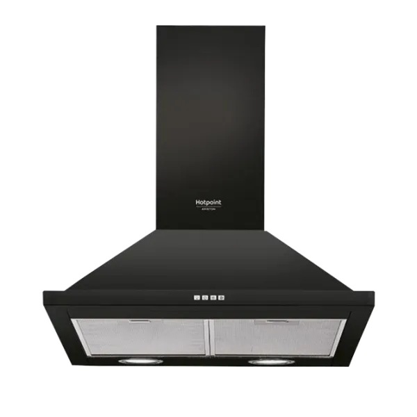 Hotă Hotpoint-Ariston 7HHPN 6F AM AN Pe perete/ Black photo 1