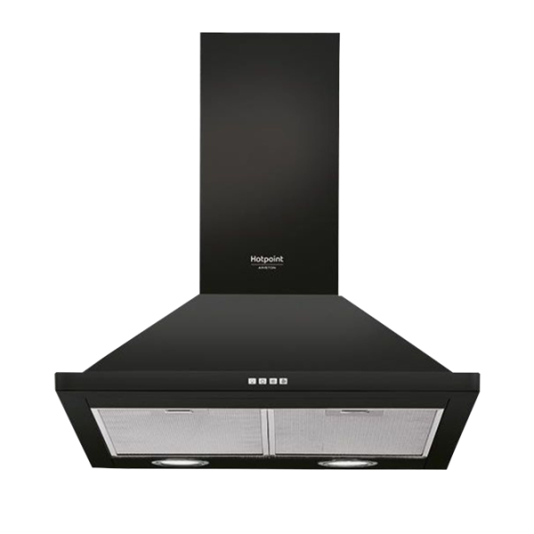 Hotă Hotpoint-Ariston 7HHPN 6F AM AN Pe perete/ Black photo 1
