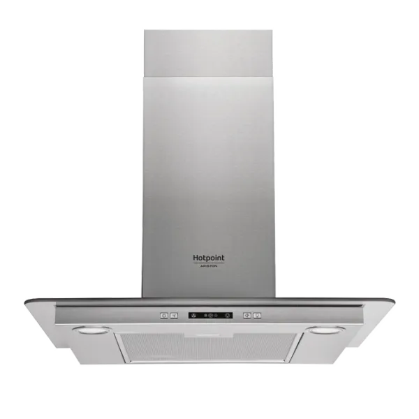 Hotă Hotpoint-Ariston HHF 6.7F LL X Pe perete/ Silver photo 1