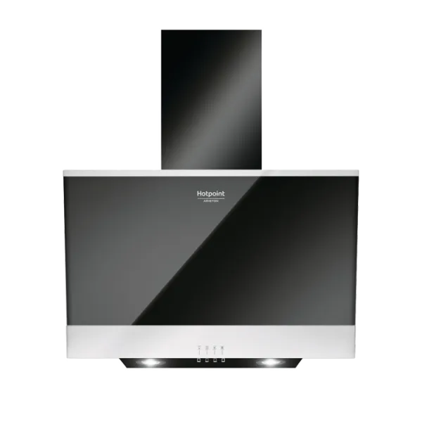 Hotă Hotpoint-Ariston HHVP 6.6F LM K Pe perete/ Black photo 1