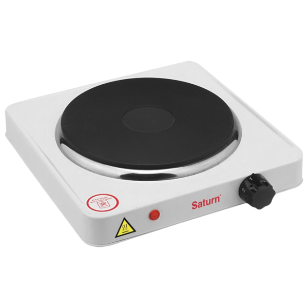 Plită de masă Saturn ST-EC0180 Electrică/ White photo 1