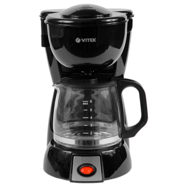 Кофеварка Vitek VT-1521 Капельная/ 0.6 л/ Черный photo 1