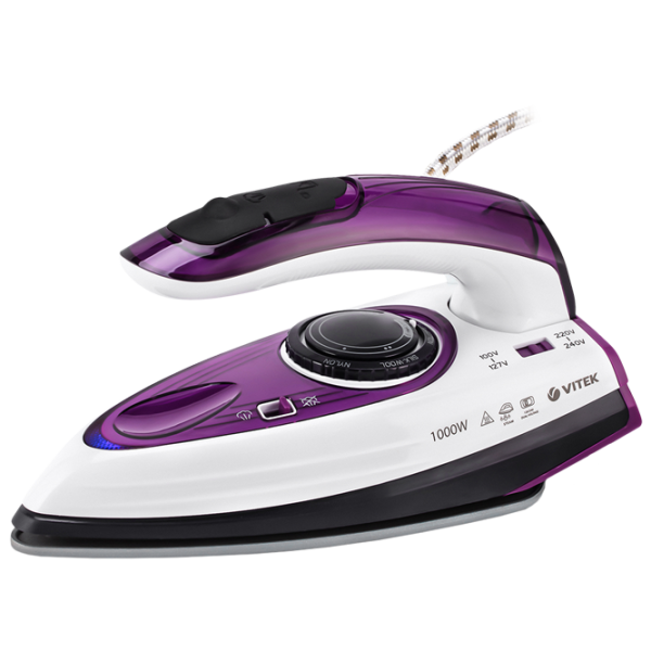 Fier de călcat Vitek VT-8305 De voiaj/ 1000 W/ Violet photo 1