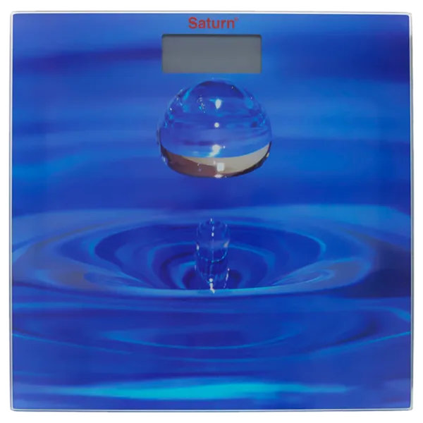 Cântar de podea Saturn ST-PS0246 180 kg/ Blue photo 1