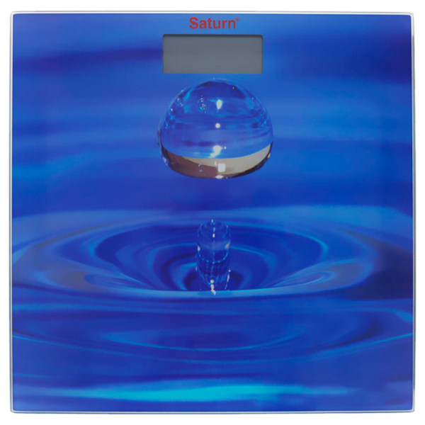 Cântar de podea Saturn ST-PS0246 180 kg/ Blue photo 1