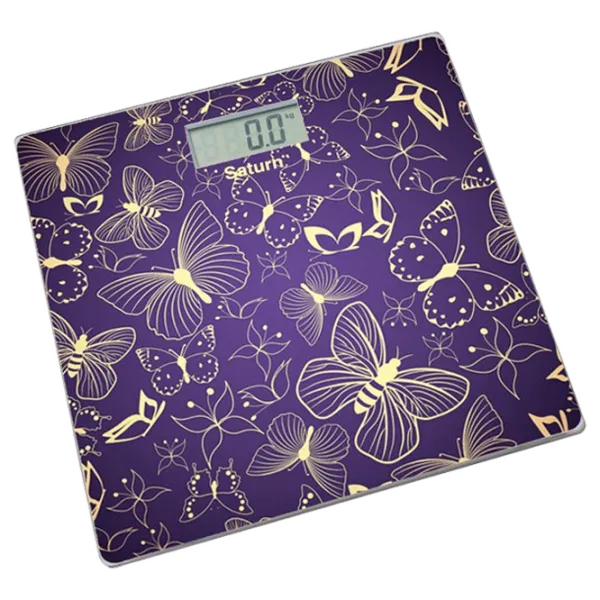 Cântar de podea Saturn ST-PS0282 180 kg/ Purple photo 1