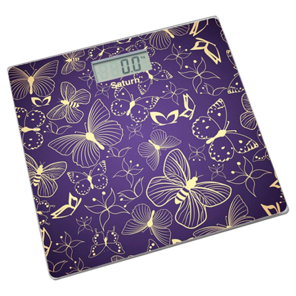 Cântar de podea Saturn ST-PS0282 180 kg/ Purple photo 1