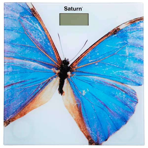 Cântar de podea Saturn ST-PS0282 180 kg/ Blue photo 1