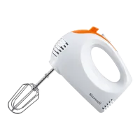 Миксер Maxwell MW-1358 Ручной/ 300 Вт/ Оранжевый Белый