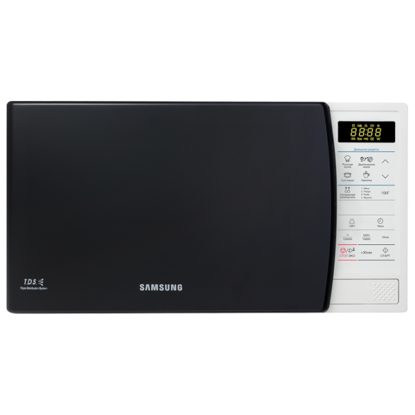 Микроволновая печь Samsung ME83KRW-1/ BW Отдельно стоящий/ 800 Вт/ Белый photo 1