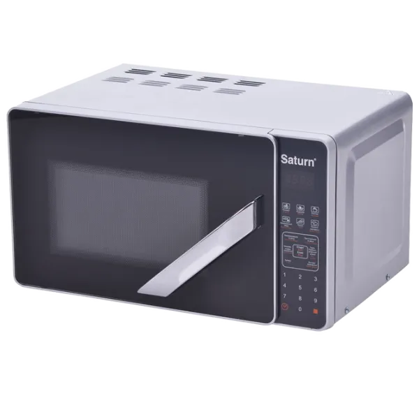 Cuptor cu microunde Saturn ST-MW7158G Standard/ 700 W/ Silver photo 1