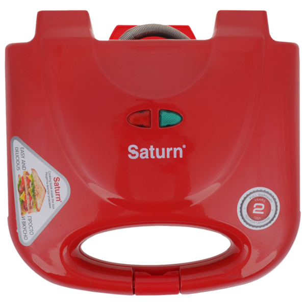 Aparat pentru sandvișuri Saturn ST-EC1082 750 W/ Red photo 1