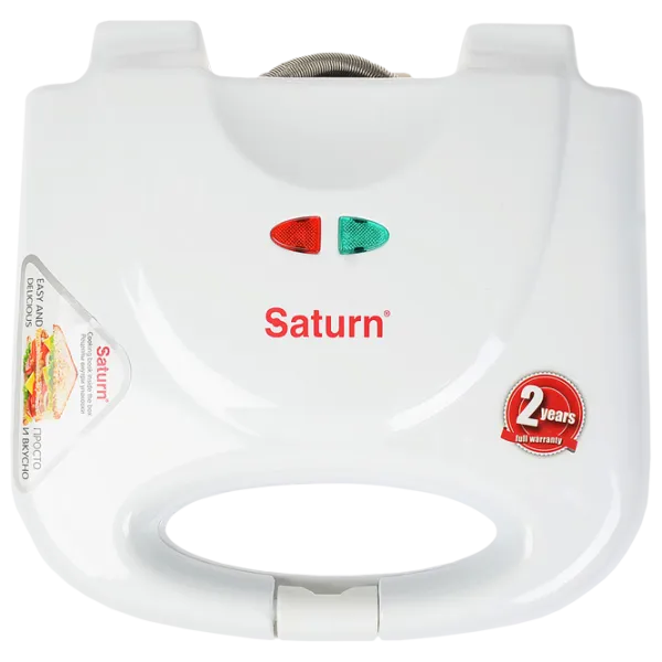 Aparat pentru sandvișuri Saturn ST-EC1082 750 W/ White photo 1