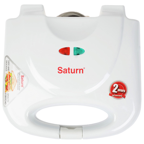 Aparat pentru sandvișuri Saturn ST-EC1082 750 W/ White photo 1
