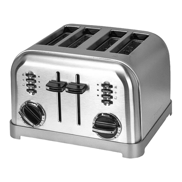 Тостер CUISINART CPT180E Механико-электронный/ 1800 Вт/ Inox Серебристый photo 1