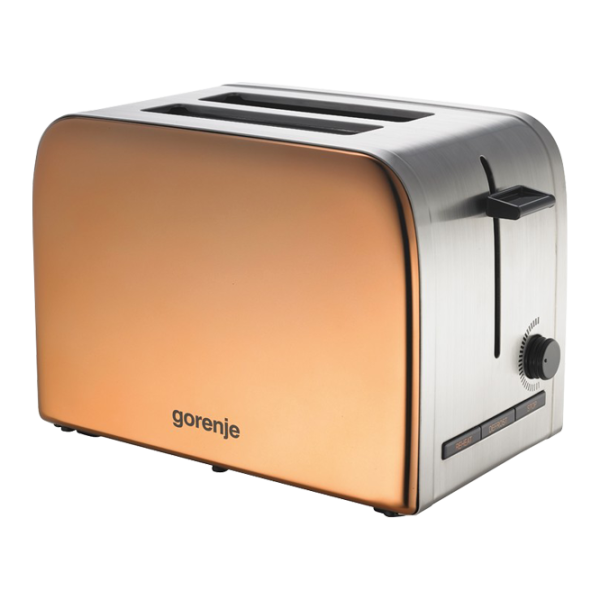 Тостер Gorenje T1100INF Механическое/ 860 Вт/ Bronze Серебристый photo 1