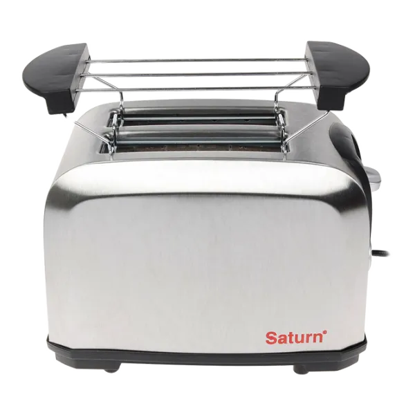 Тостер Saturn ST-EC7023 Механико-электронный/ 750 Вт/ Inox Серебристый photo 1