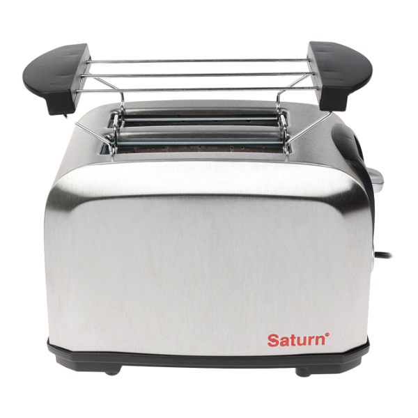 Тостер Saturn ST-EC7023 Механико-электронный/ 750 Вт/ Inox Серебристый photo 1