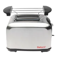 Тостер Saturn ST-EC7023 Механико-электронный/ 750 Вт/ Inox Серебристый
