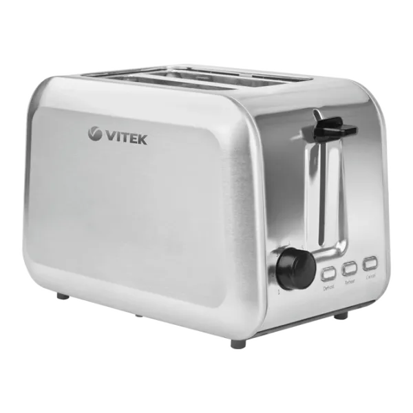 Toster Vitek VT-1588 Mecanico-electronic/ 750 W/ Inox Silver photo 1