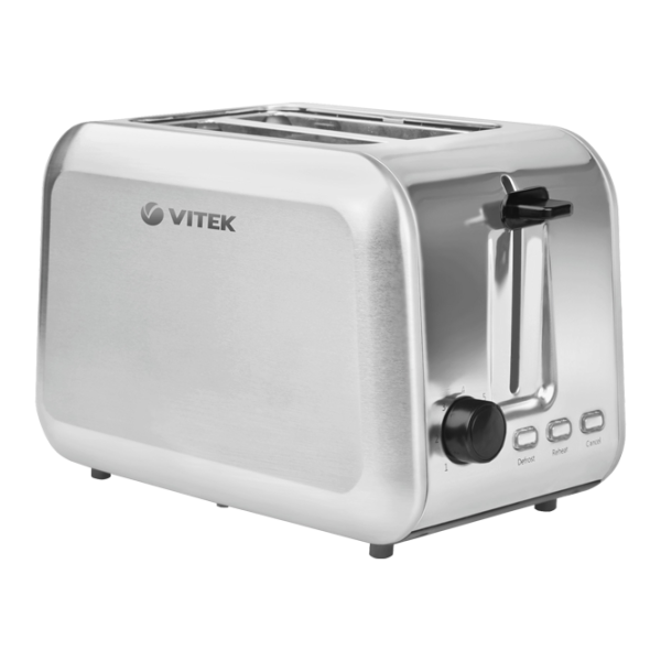 Toster Vitek VT-1588 Mecanico-electronic/ 750 W/ Inox Silver photo 1